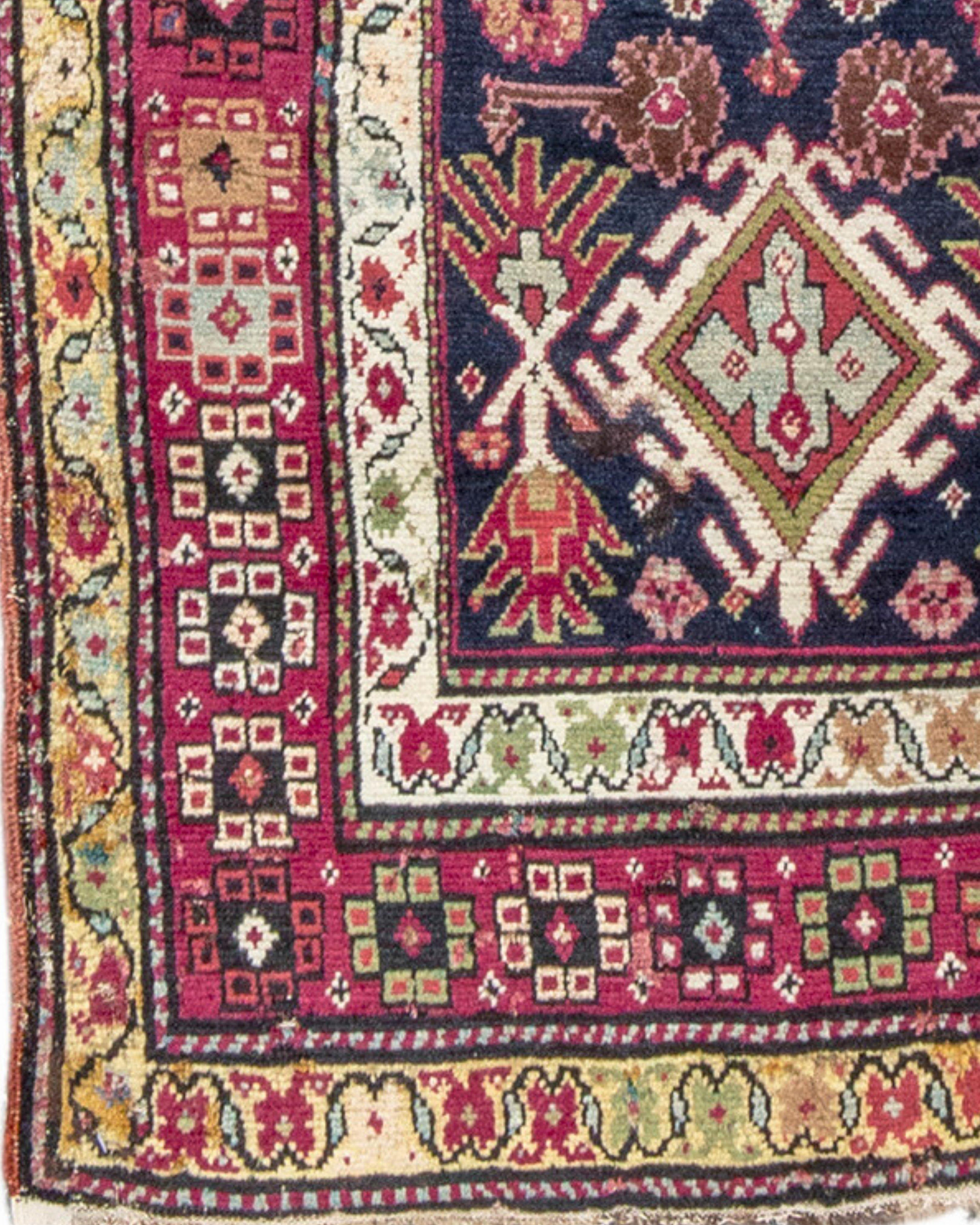 Hand-Woven Antique Persian Karabagh Prayer Rug, 19th Century For Sale