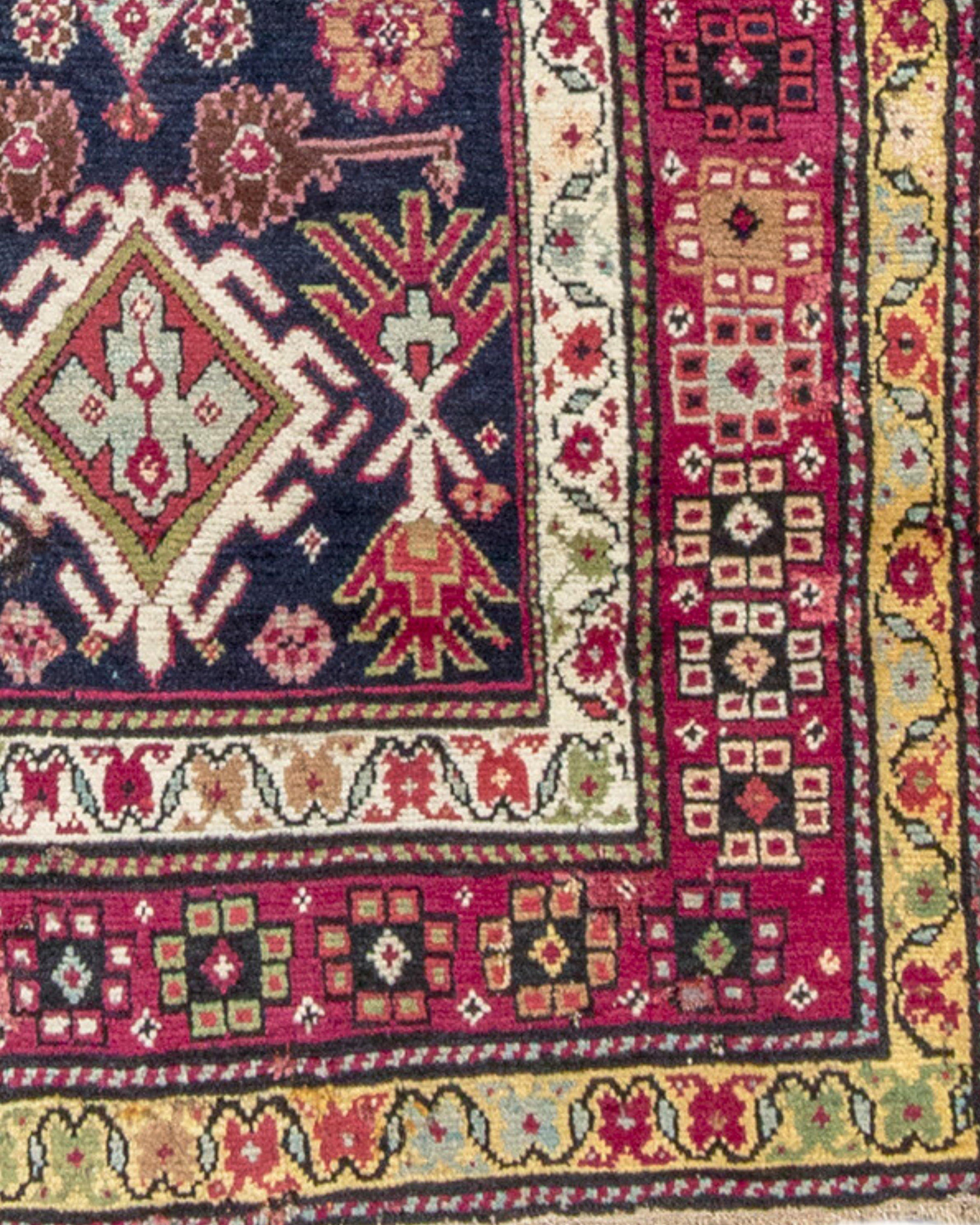 Antique Persian Karabagh Prayer Rug, 19th Century In Good Condition For Sale In San Francisco, CA