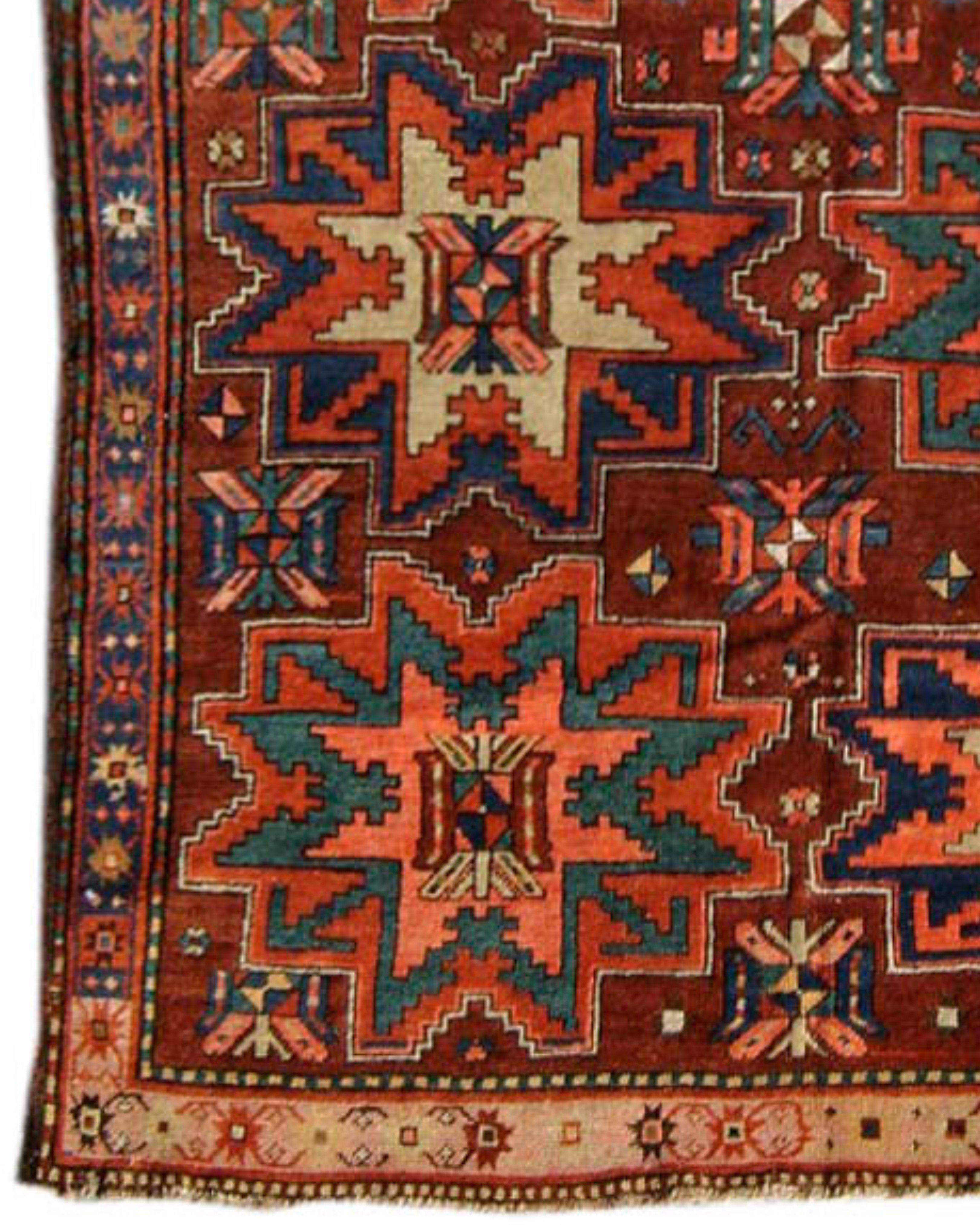 Antiker persischer Karabagh-Teppich, frühes 20. Jahrhundert (Kaukasisch) im Angebot