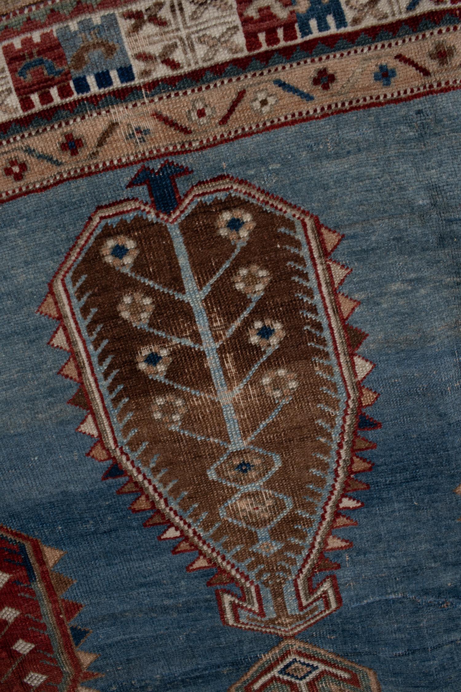 Antique Persian Karabagh Rug For Sale 2