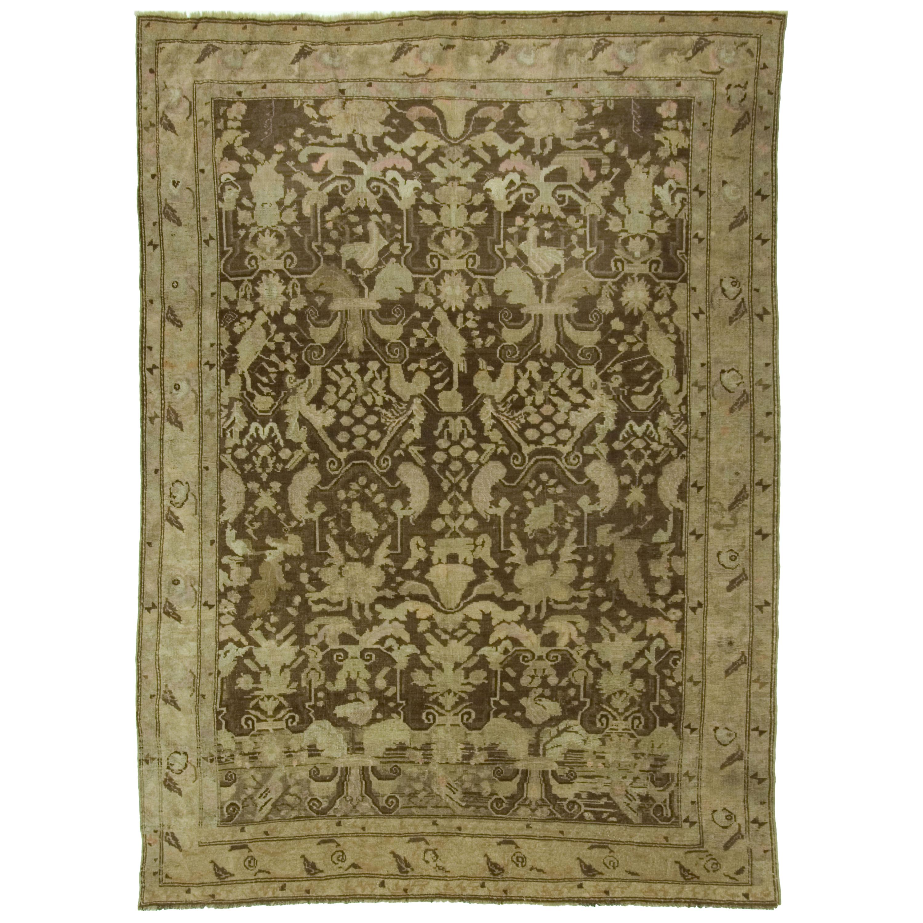Antiker persischer Karabagh-Teppich, Paar, um 1900  6'6 x 9'2