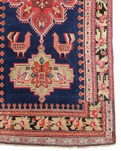Antique Persian Karabagh Runner, 19th Century