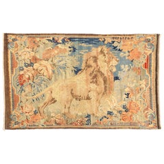 Vintage Persian Karabagh with King of the Jungle Floral Details