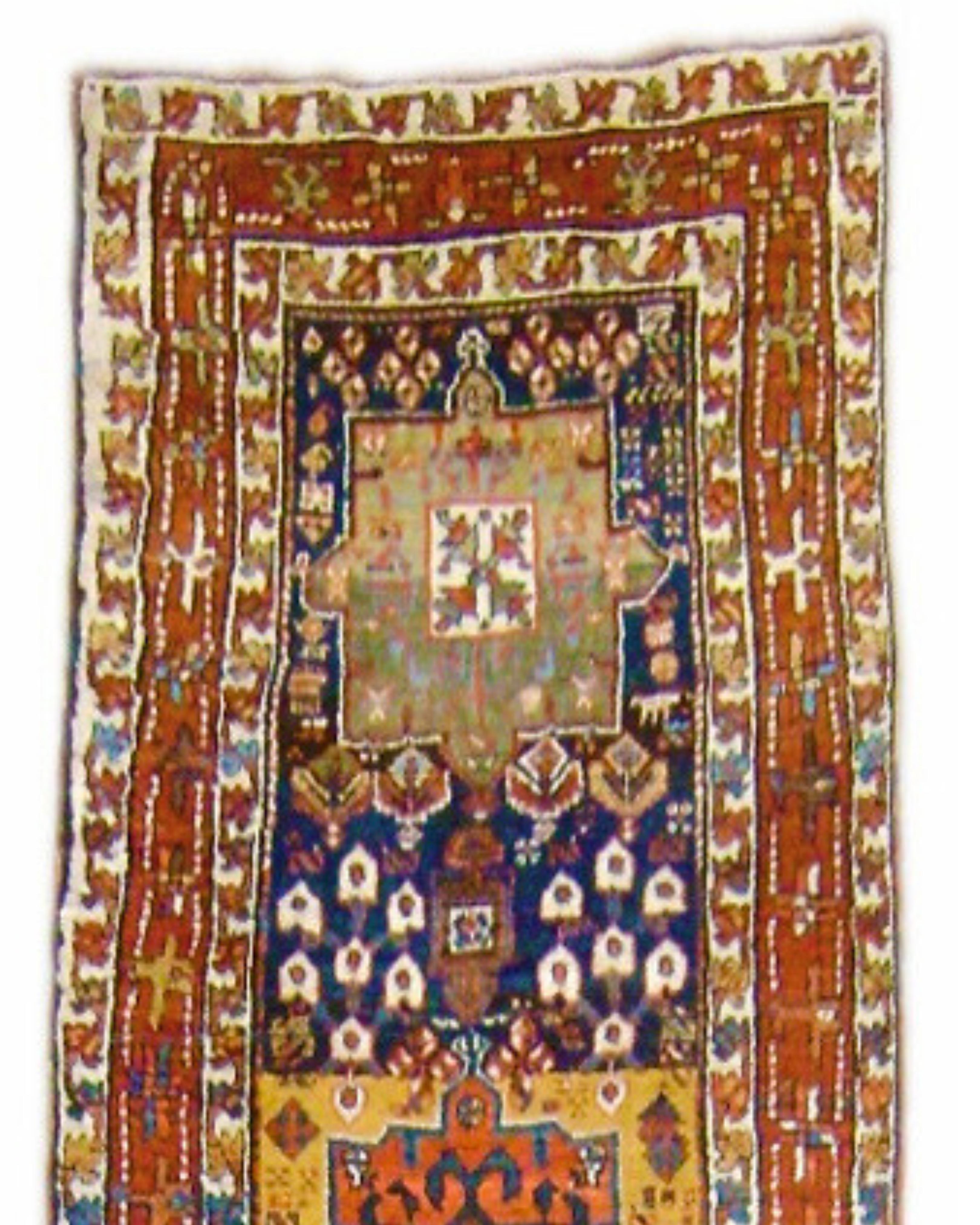 Ancien tapis persan Karadagh, 19e siècle

Informations supplémentaires :
Dimensions : 3'4