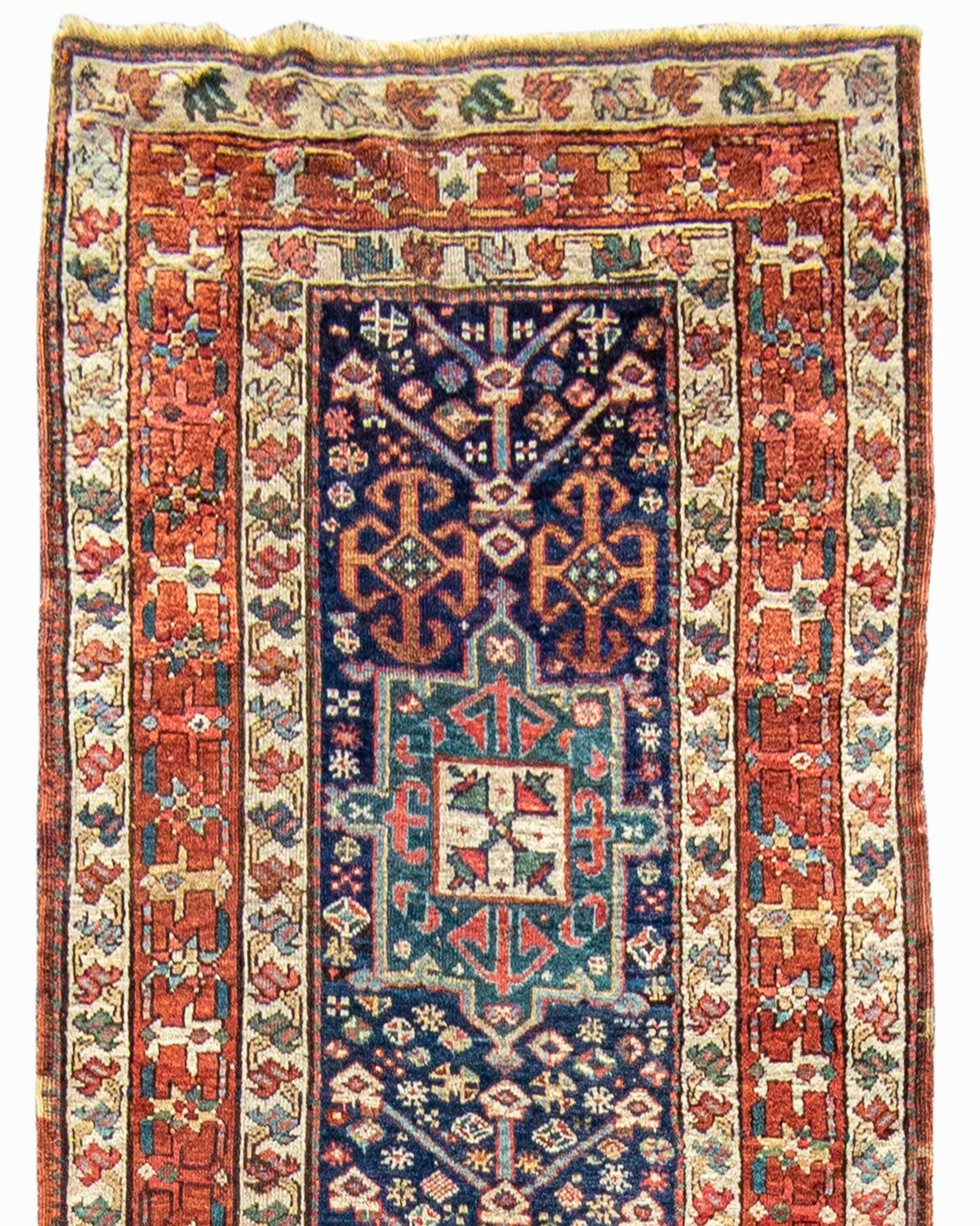 Hand-Woven Antique Persian Karadagh Runner, 19th Century For Sale