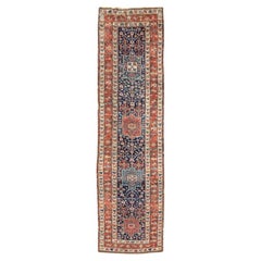Tapis de couloir persan ancien de Karadagh, 19ème siècle