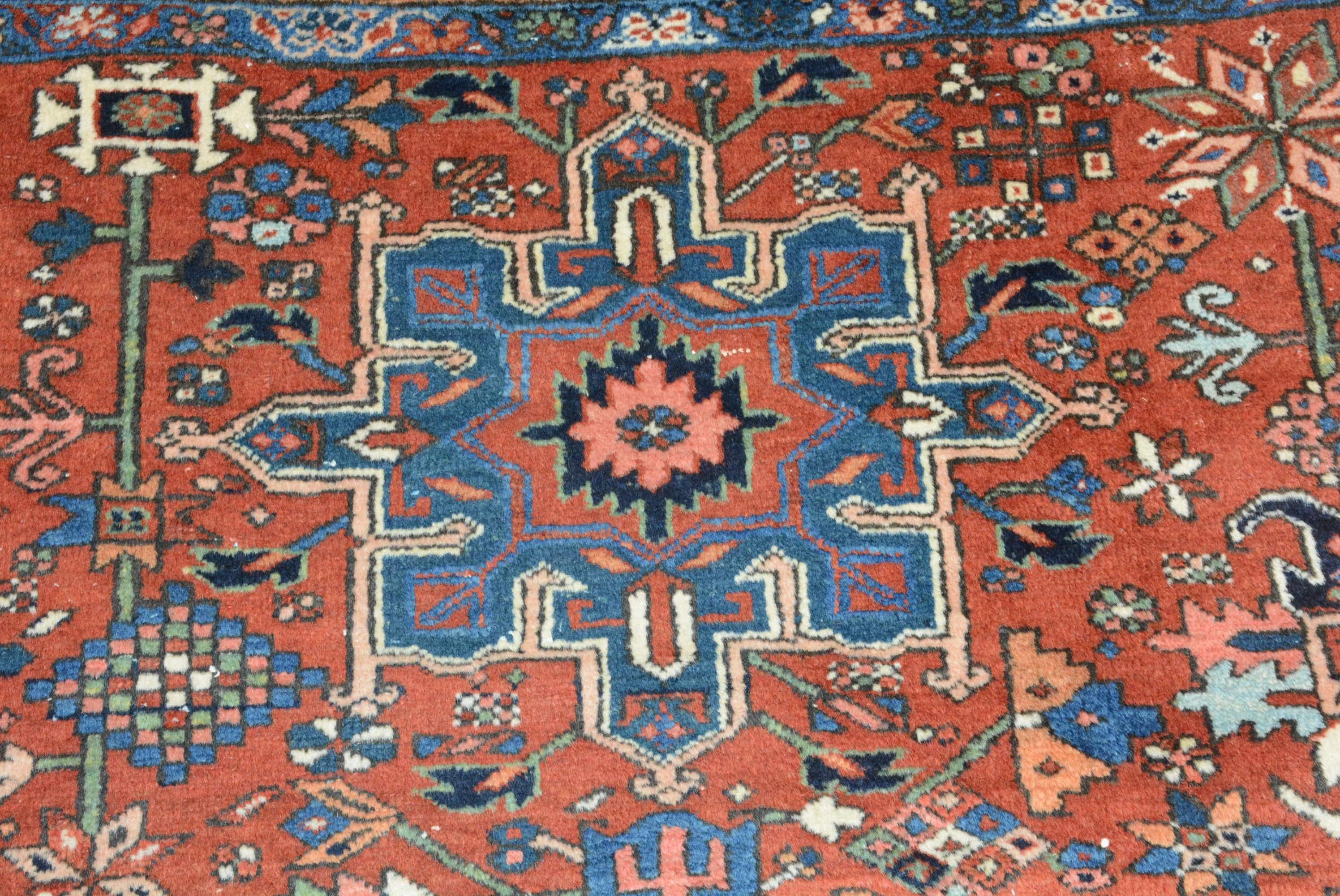 Early 20th Century Antique Persian Karadja Carpet For Sale