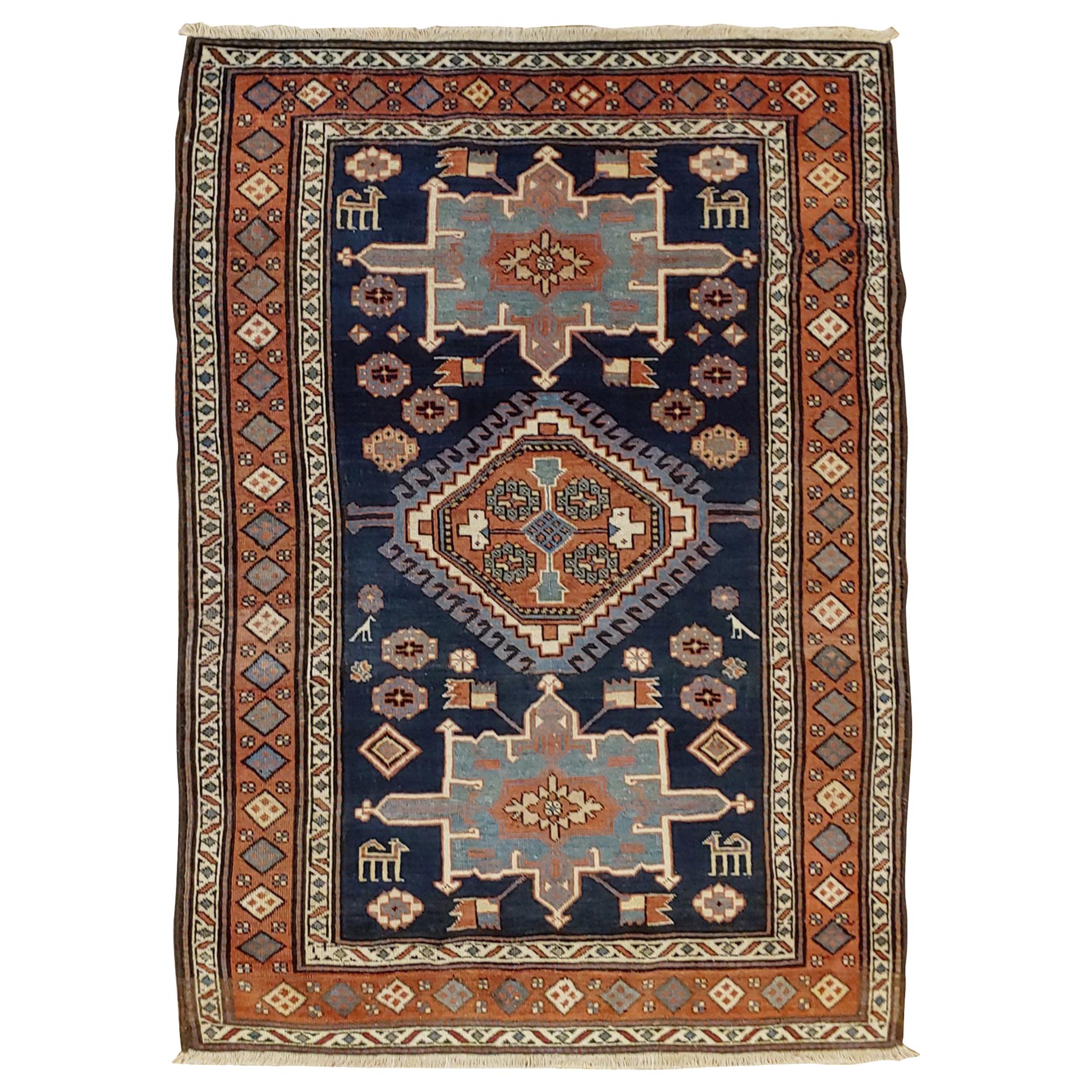 Antique Rugs 4x6 - 12 For Sale on 1stDibs