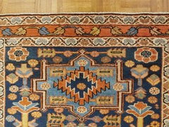 Antique Persian Karaja, Heriz, Geometric Design, Wool, 3-5x3-9, 1910
