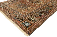 1910's Persian Heriz Carpet with Modern Traditional Style