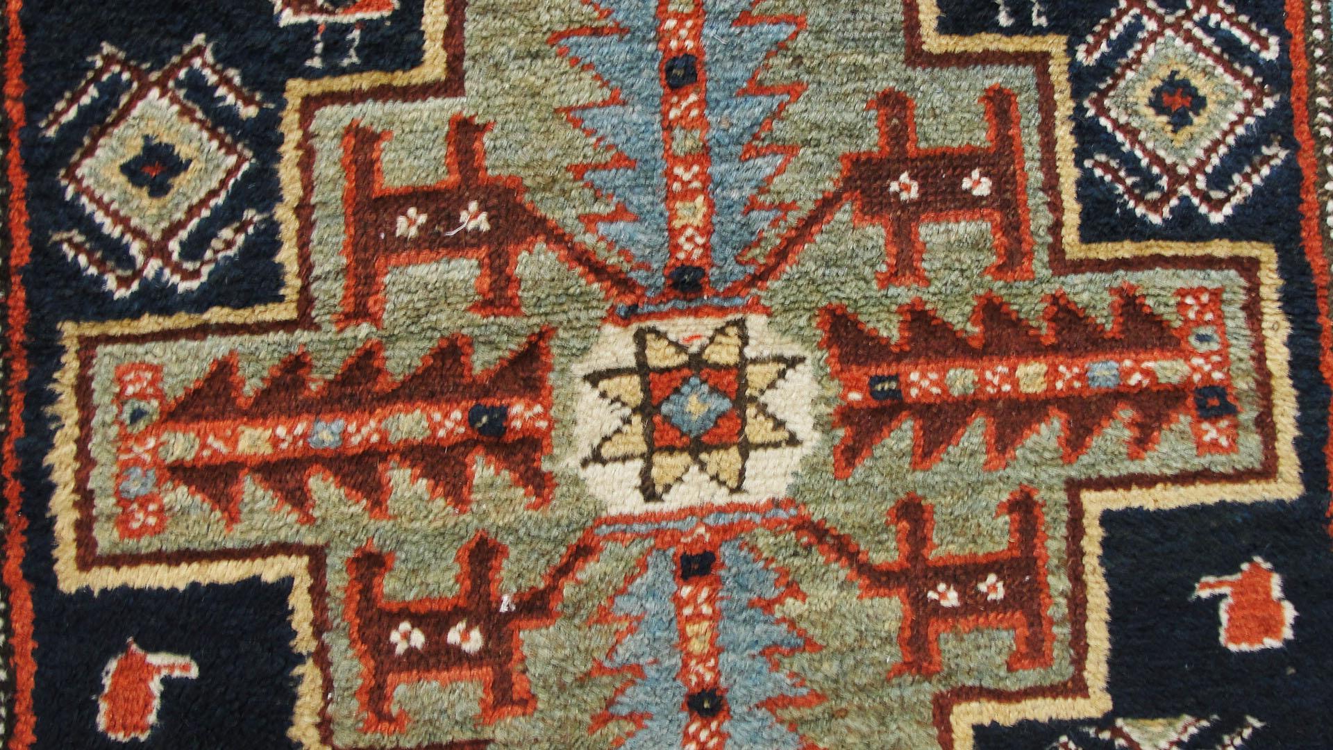 Wool Antique Persian Karaja Runner
