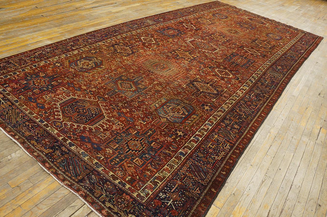 Antique Persian Karajeh rug, size: 7' 4'' x 16' 0''.