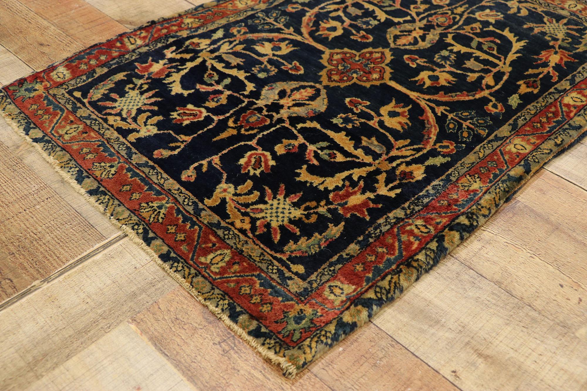 Ancien tapis persan Mohajeran Sarouk de style fédéral Bon état - En vente à Dallas, TX