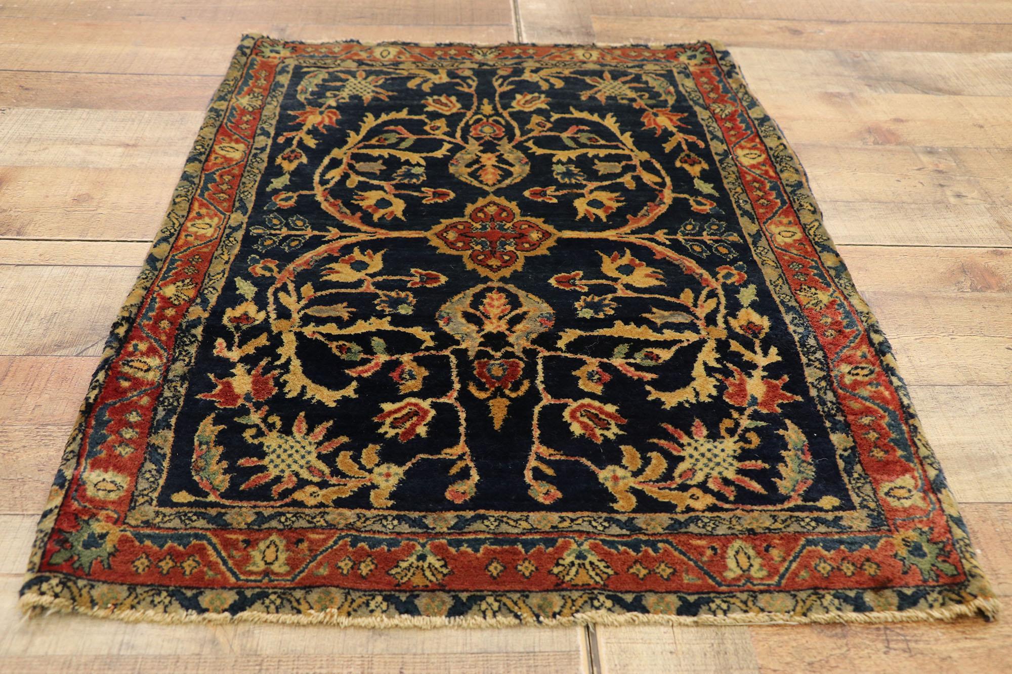 20ième siècle Ancien tapis persan Mohajeran Sarouk de style fédéral en vente