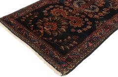 Antique Persian Mohajeran Sarouk Rug with Old World Victorian Style