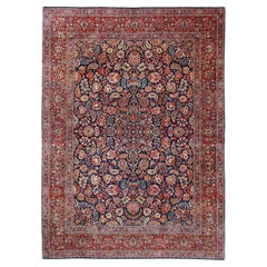Antique Persian Kashan Dabir Rug - Size: 12
3 X 9

