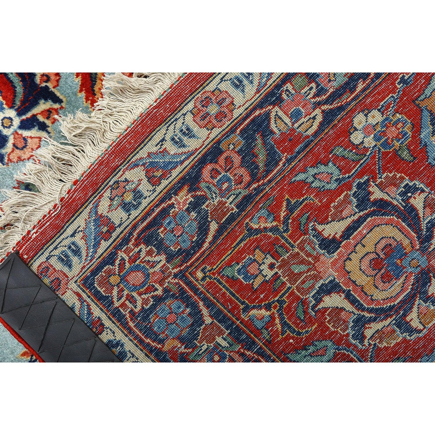 Tapis ancien Kashan Dabir en Kork et Coton 12'6 X 9'11
 
 Détails clés :
 Pile : Kork
 Fondation : Coton
 Origine : Kashan DABIR
 Design/One : Médaillon central
 Âge approximatif : 85 ANS
 Qualité (KPI) : 300
 Condit : Bon
 Dimension : 12'6 x 9'11

