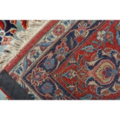 Antique Persian Kashan Dabir Rug - Size: 12'6 X 9'11