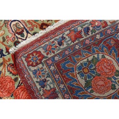 Antique Persian Kashan Dabir Rug - Size: 14' X 10'3
