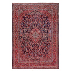 Antique Persian Kashan Dabir Rug - Size: 15'4 X 10'9