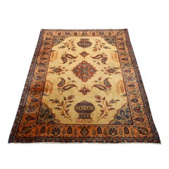 Antique Persian Kashan Kork Manchester Rug - Size: 4 ft 11 in x 3 ft 4 in