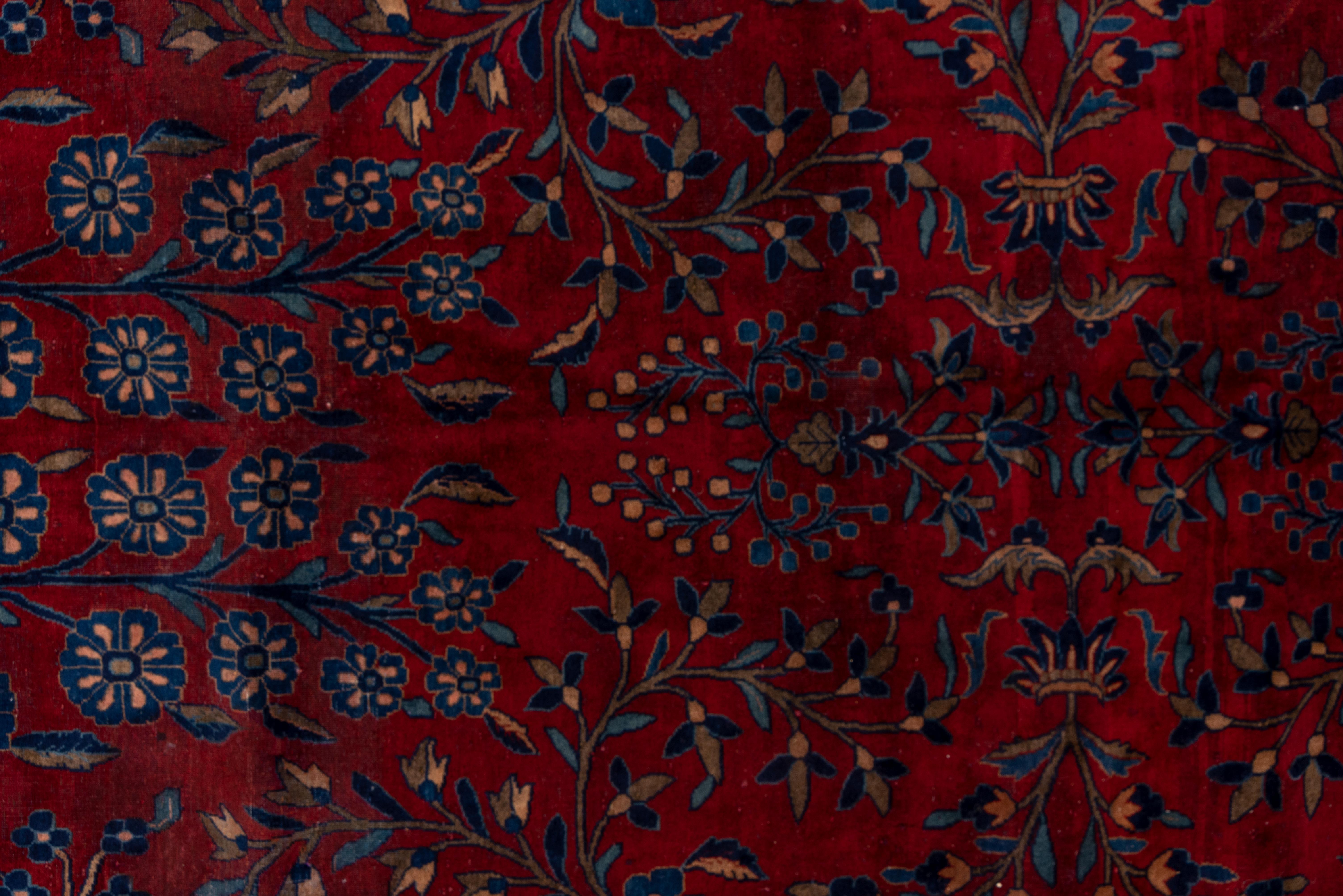 Hand-Knotted Antique Persian Kashan Mansion Carpet, circa 1920s For Sale