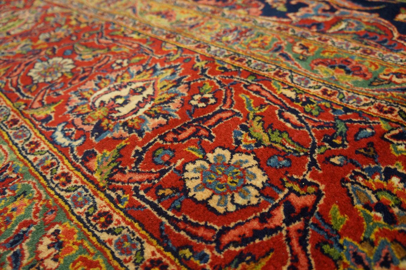 Persischer Kashan-Teppich aus den 1930er Jahren ( 10' 4'' x 14' - 315 x 425 cm) im Angebot 3