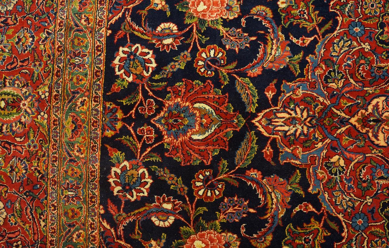 Persischer Kashan-Teppich aus den 1930er Jahren ( 10' 4'' x 14' - 315 x 425 cm) im Angebot 4