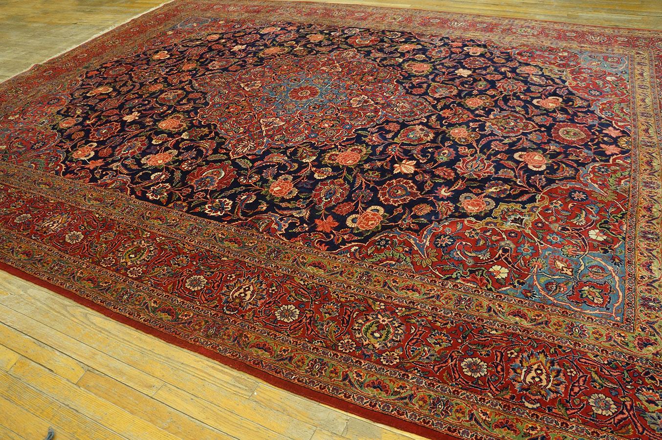 Persischer Kashan-Teppich aus den 1930er Jahren ( 10' 4'' x 14' - 315 x 425 cm) (Mitte des 20. Jahrhunderts) im Angebot