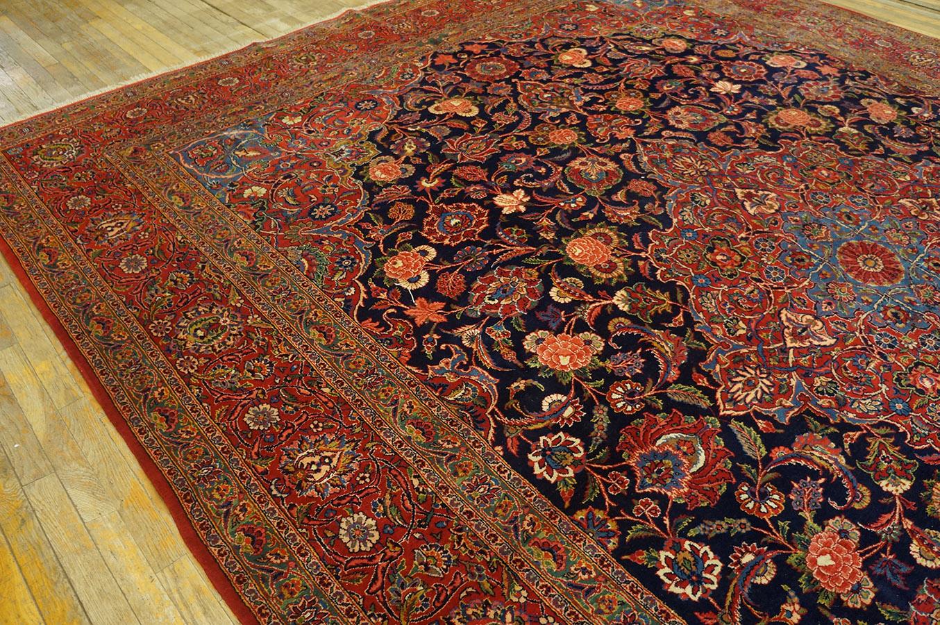 Persischer Kashan-Teppich aus den 1930er Jahren ( 10' 4'' x 14' - 315 x 425 cm) im Angebot 1