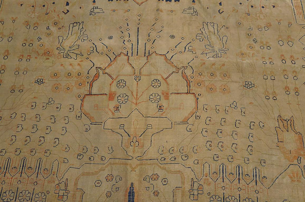 Late 19th Century 19th Century Persian Mohtasham Kashan Carpet ( 10' x 14' - 305 x 427 )  For Sale