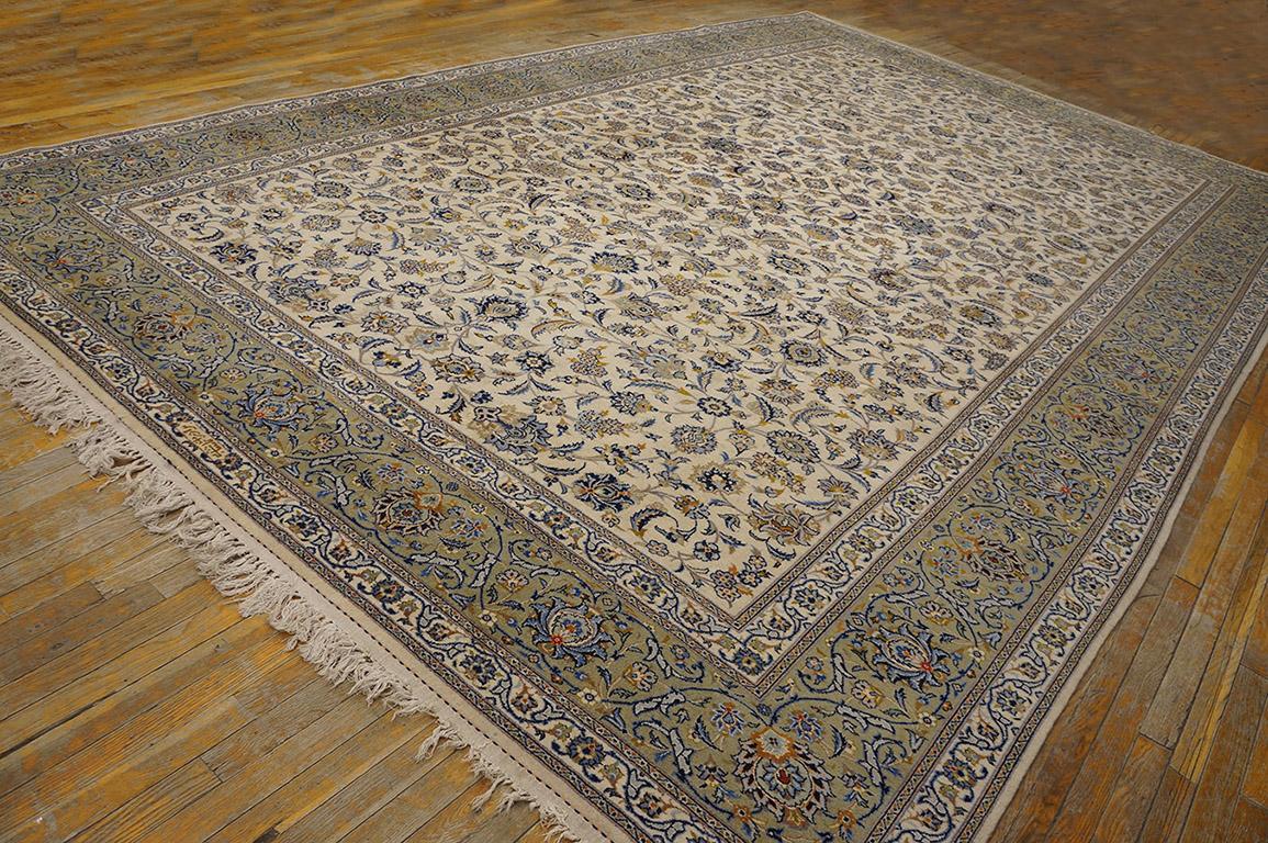 Mid 20th Century Persian Kashan Carpet ( 10' x 16' - 305 x 488 ) For Sale 1