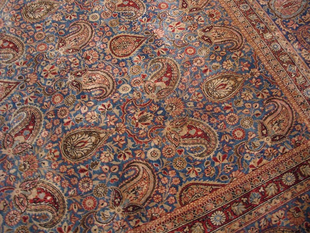 Early 20th Century Persian Dabir Kashan Carpet ( 10'4