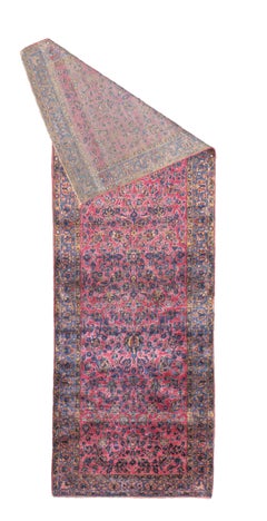 Antique Persian Kashan Rug 1'11'' x 5'11''