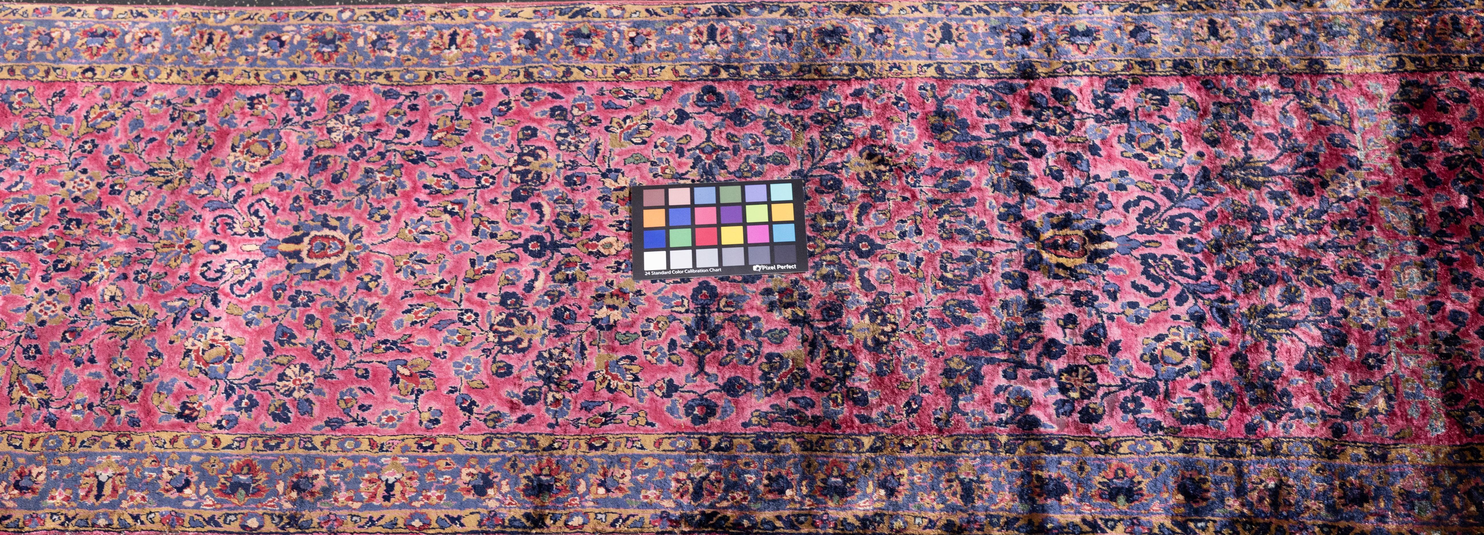 Antiker persischer Kashan-Teppich 1'11'' x 5'11'' (19. Jahrhundert) im Angebot