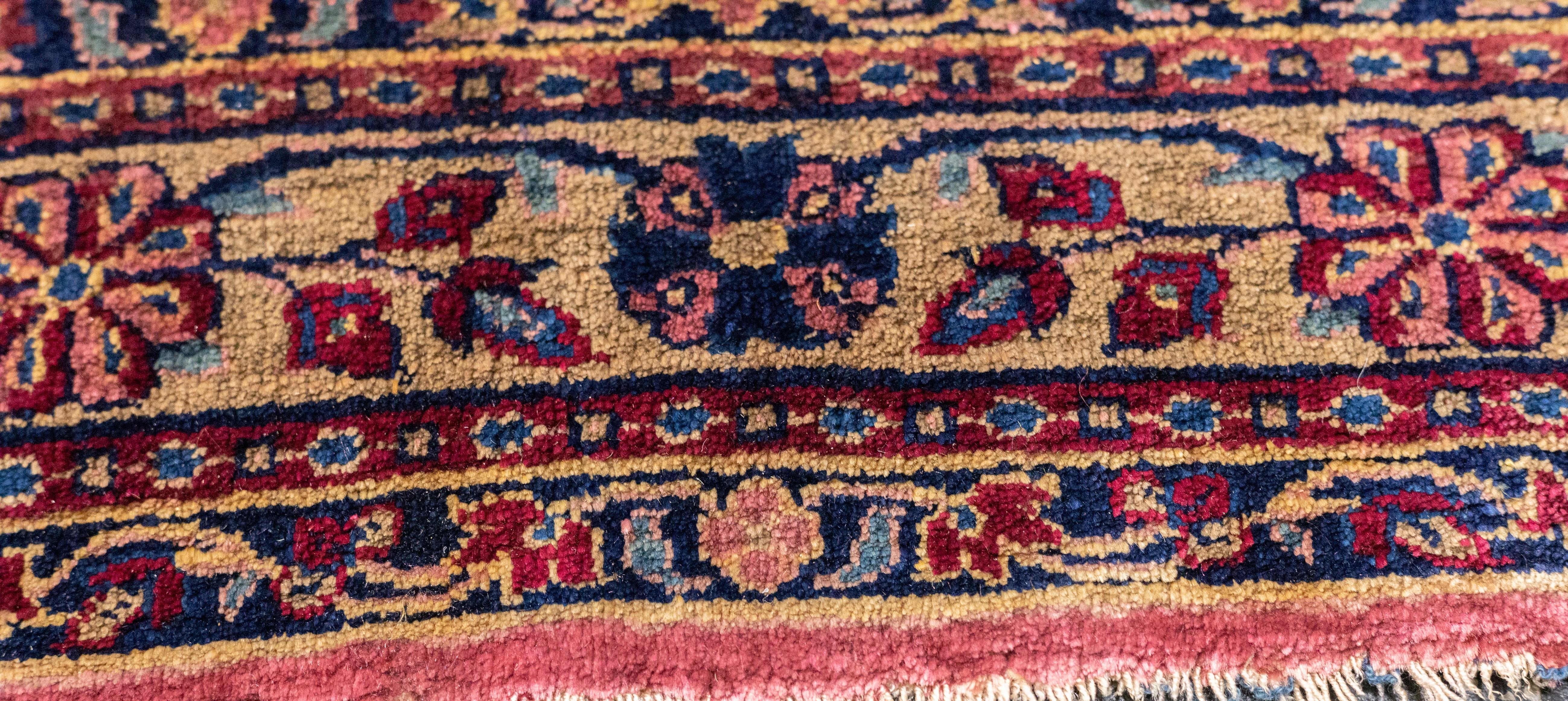Antique Persian Kashan Rug 2’1” x 5’0