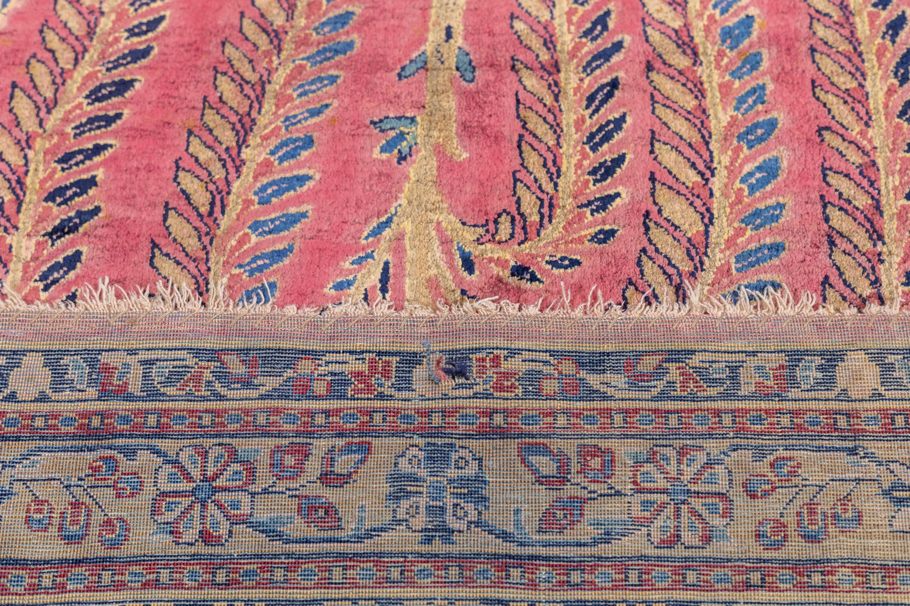 Antique Persian Kashan Rug 2’1” x 5’0