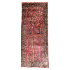 Antique Persian Kashan Rug 2’1” x 5’0"
