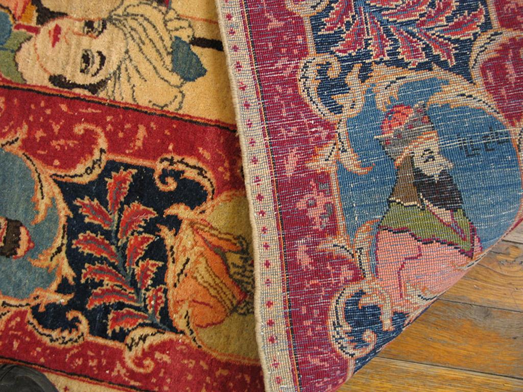 Tappeto Kashan pittorico persiano 