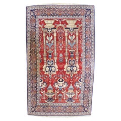Antiker persischer Kashan-Teppich 6'11 x 11'10