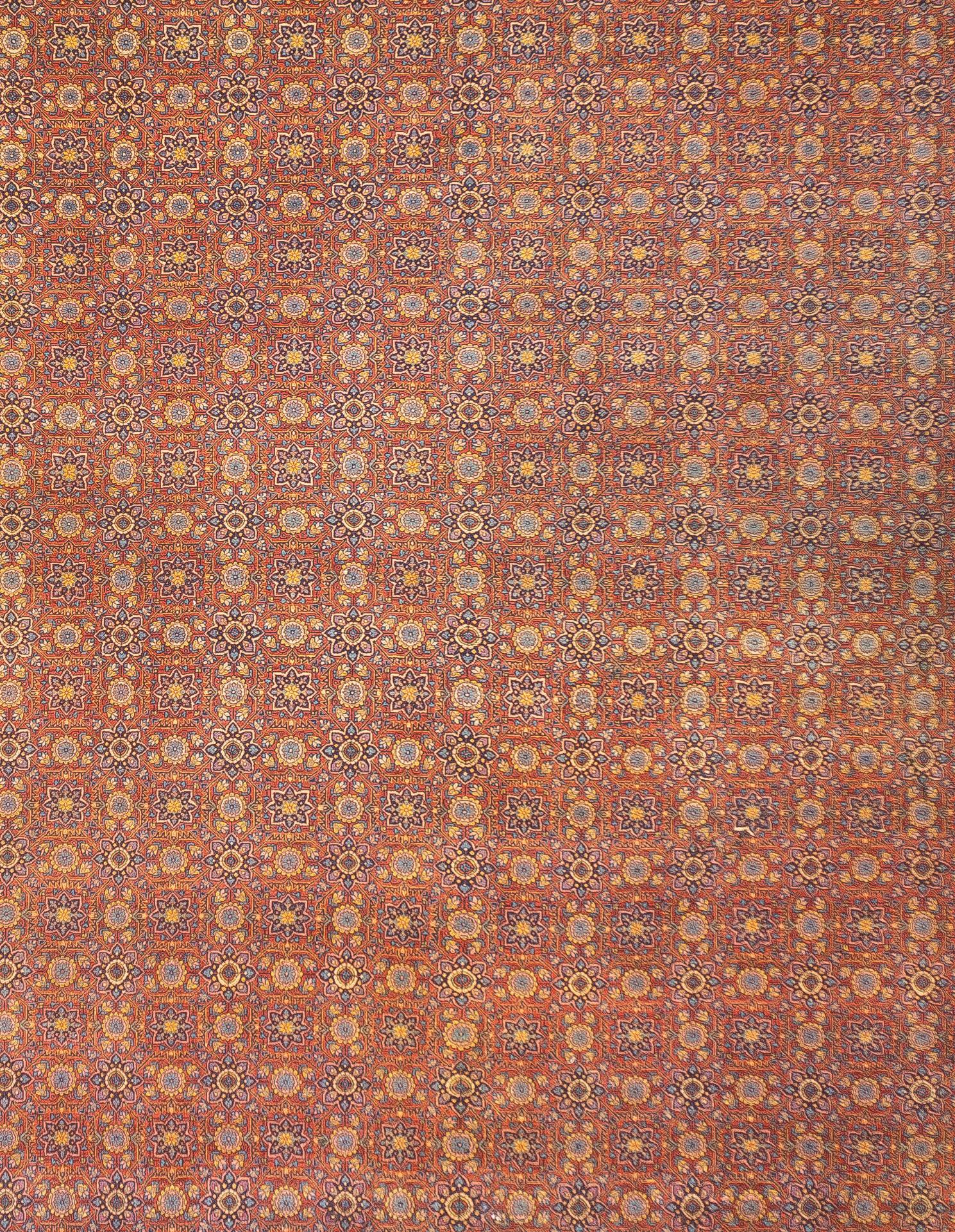 Tapis ancien persan Kashan 7'10