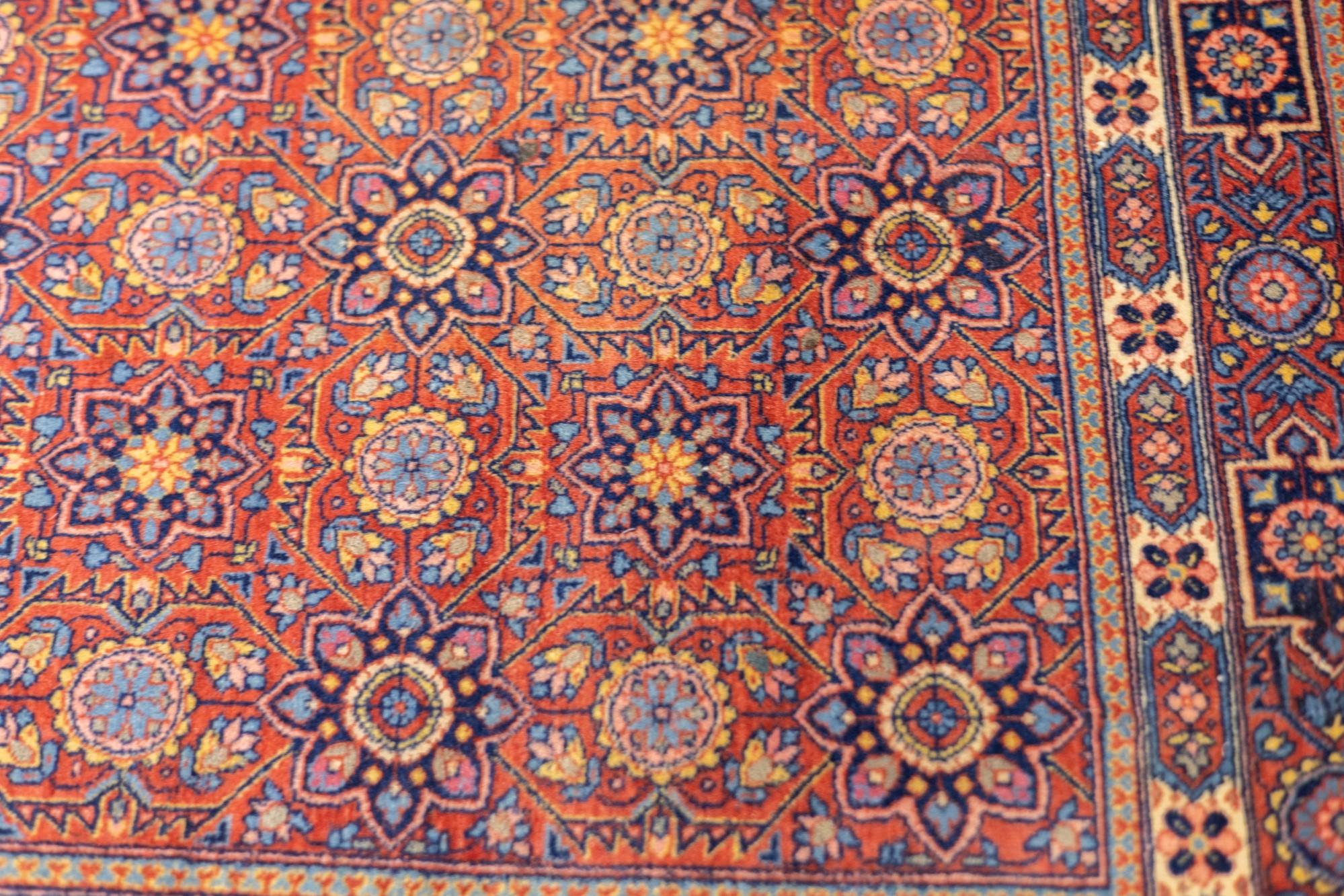 Tapis persan antique Kashan 7'10
