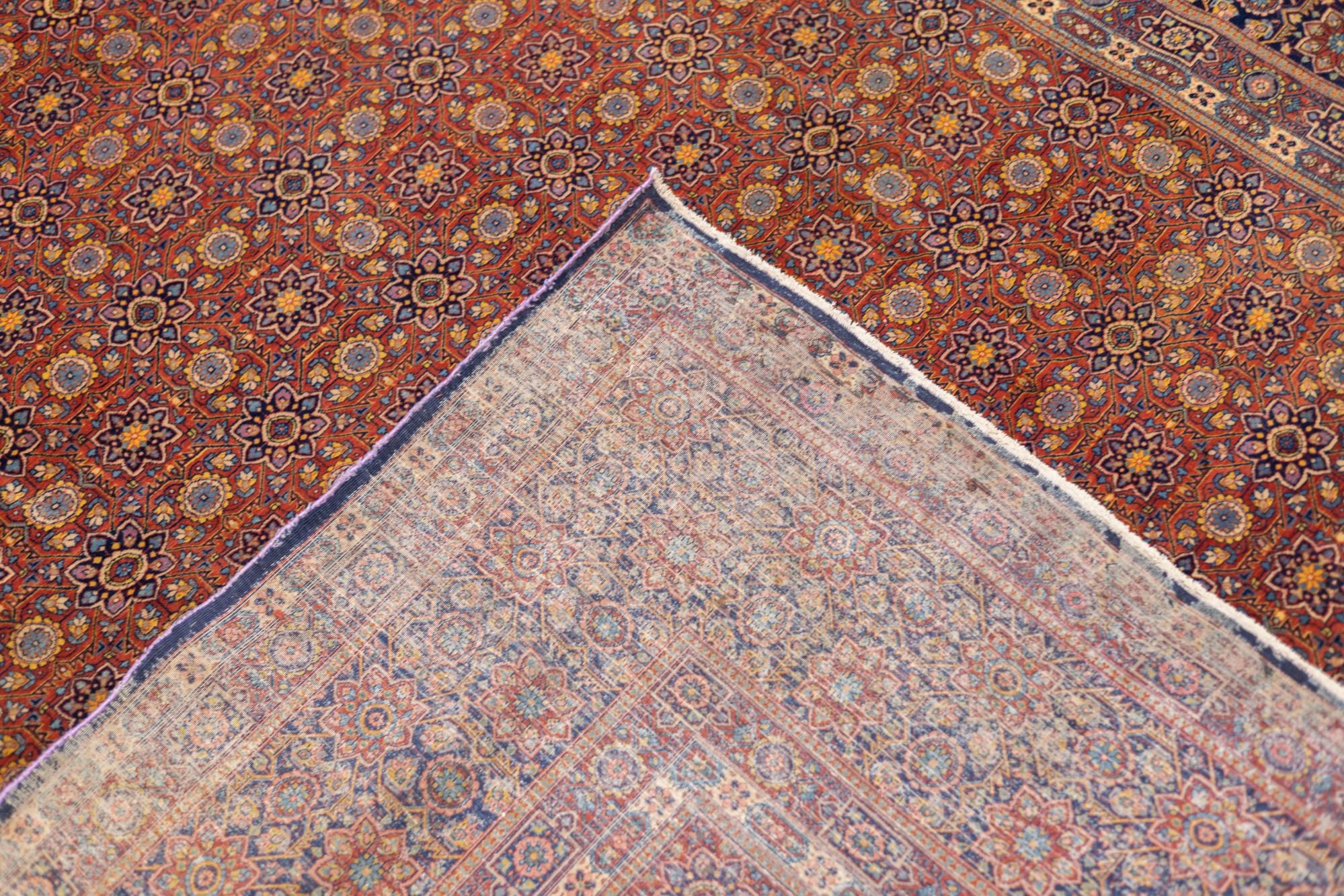 Tapis persan antique Kashan 7'10