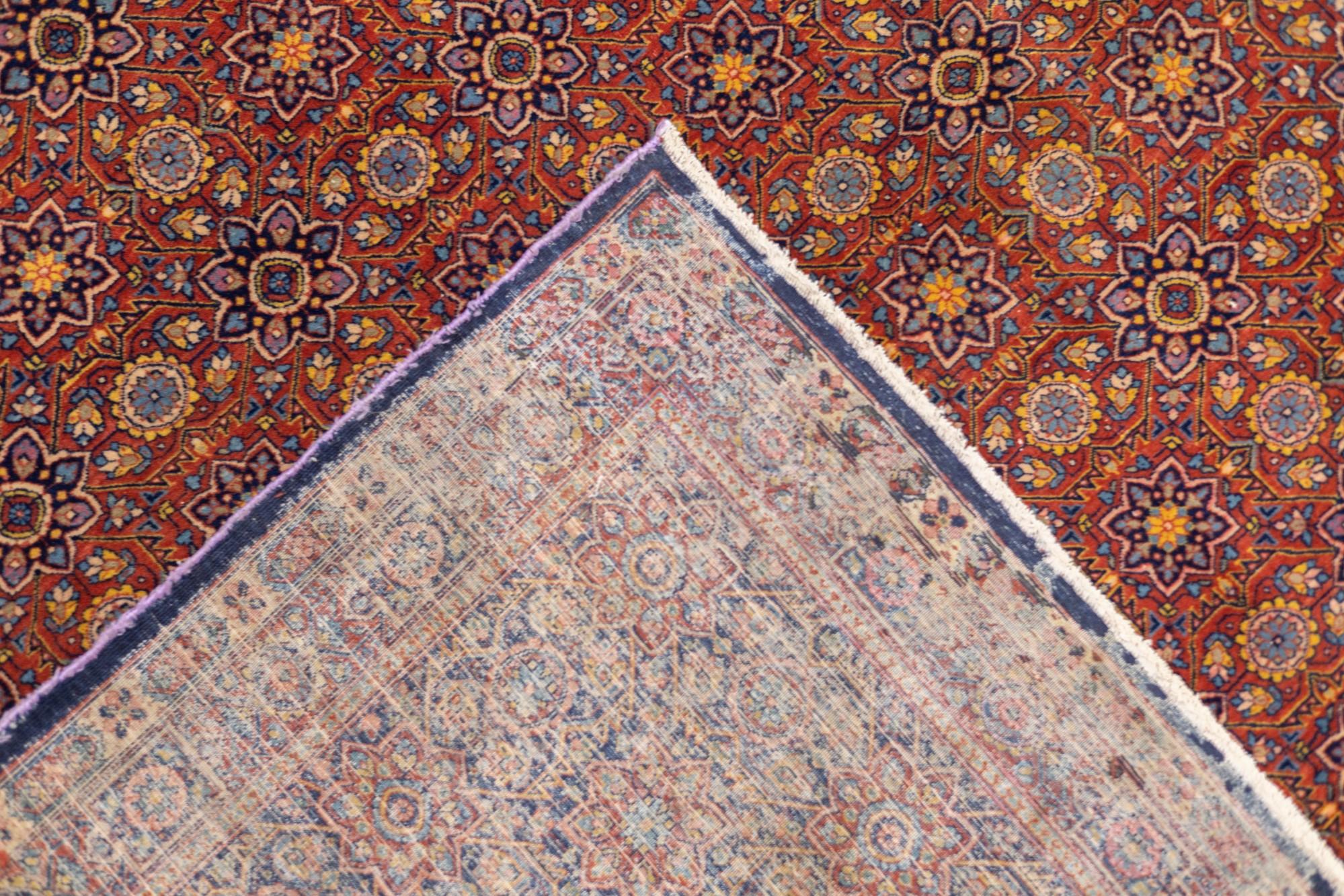 Tapis persan antique Kashan 7'10