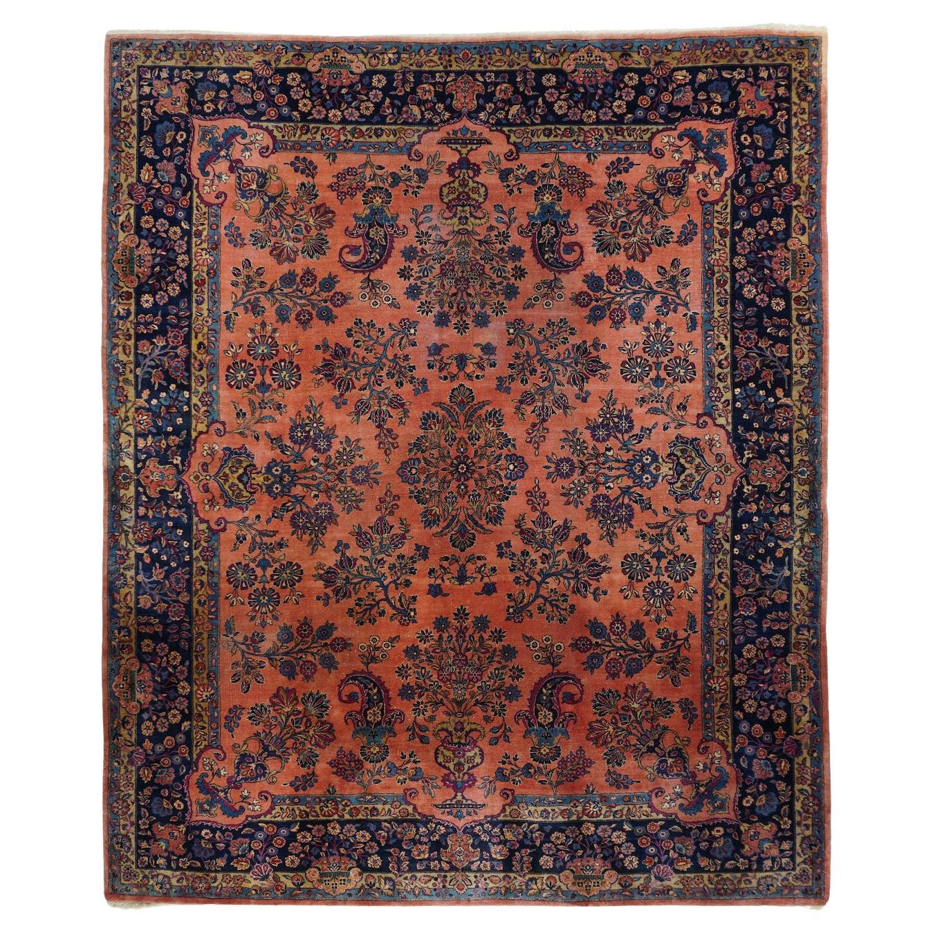 Alfombra Persa Kashan Antigua 8'1" x 10'0