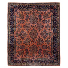 Alfombra Persa Kashan Antigua 8'1" x 10'0
