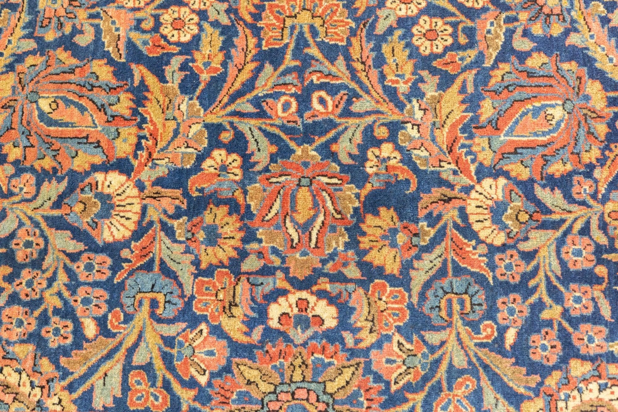 Antiker persischer Kashan-Teppich 8'5'' x 11'4'' im Angebot 2