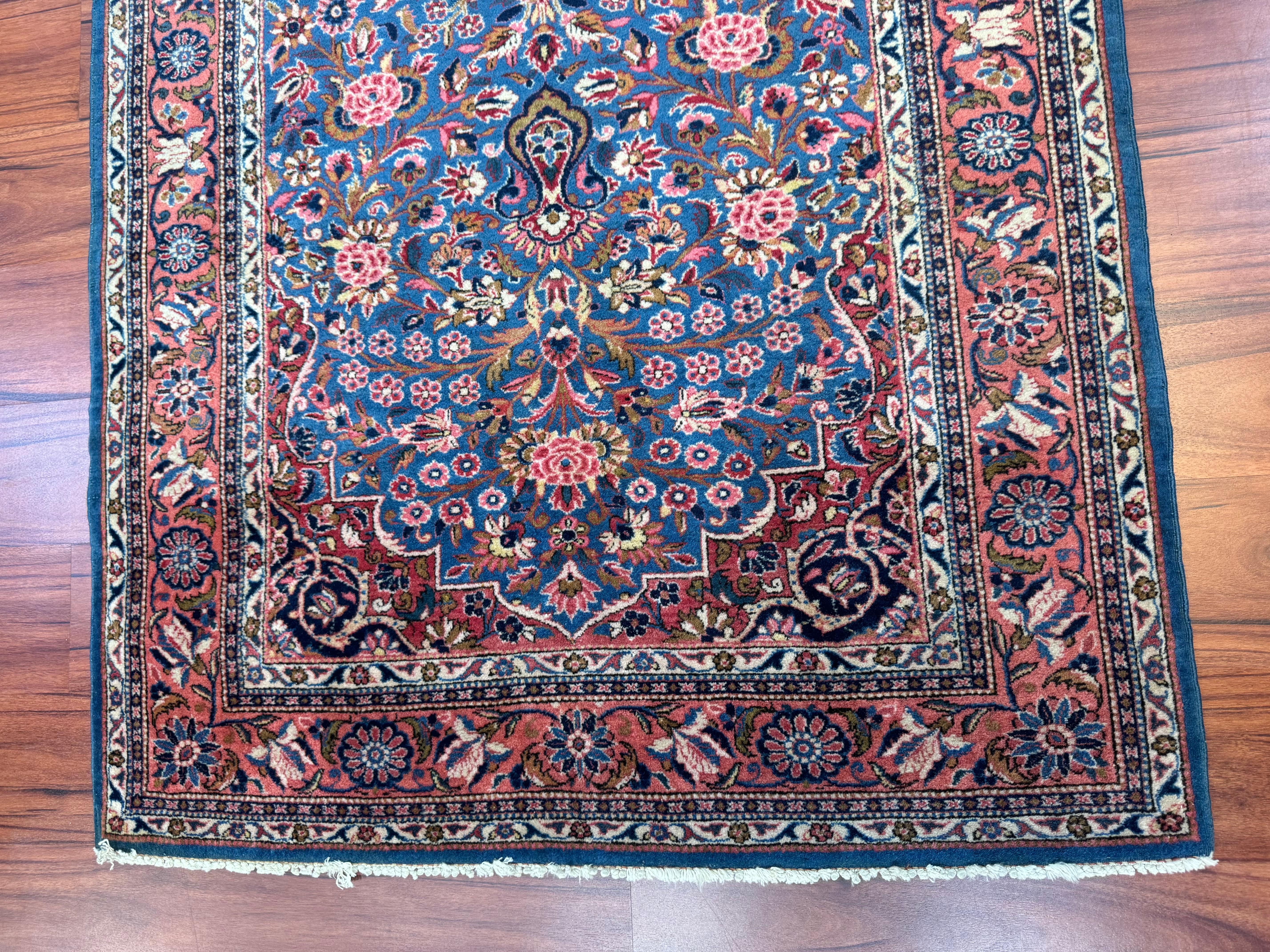 Antiker persischer Kaschan-Teppich  im Angebot 3