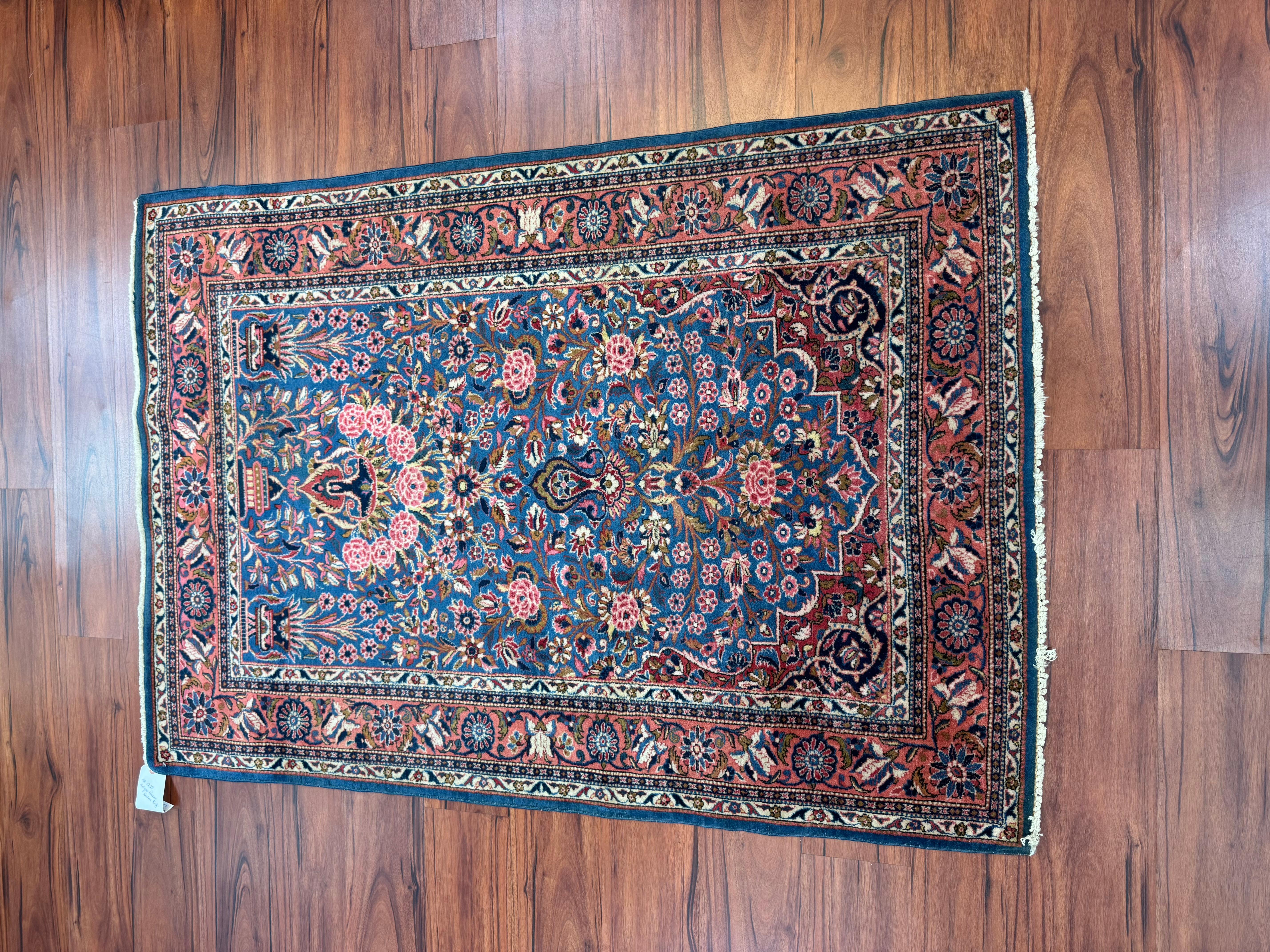 Antiker persischer Kaschan-Teppich  im Angebot 5