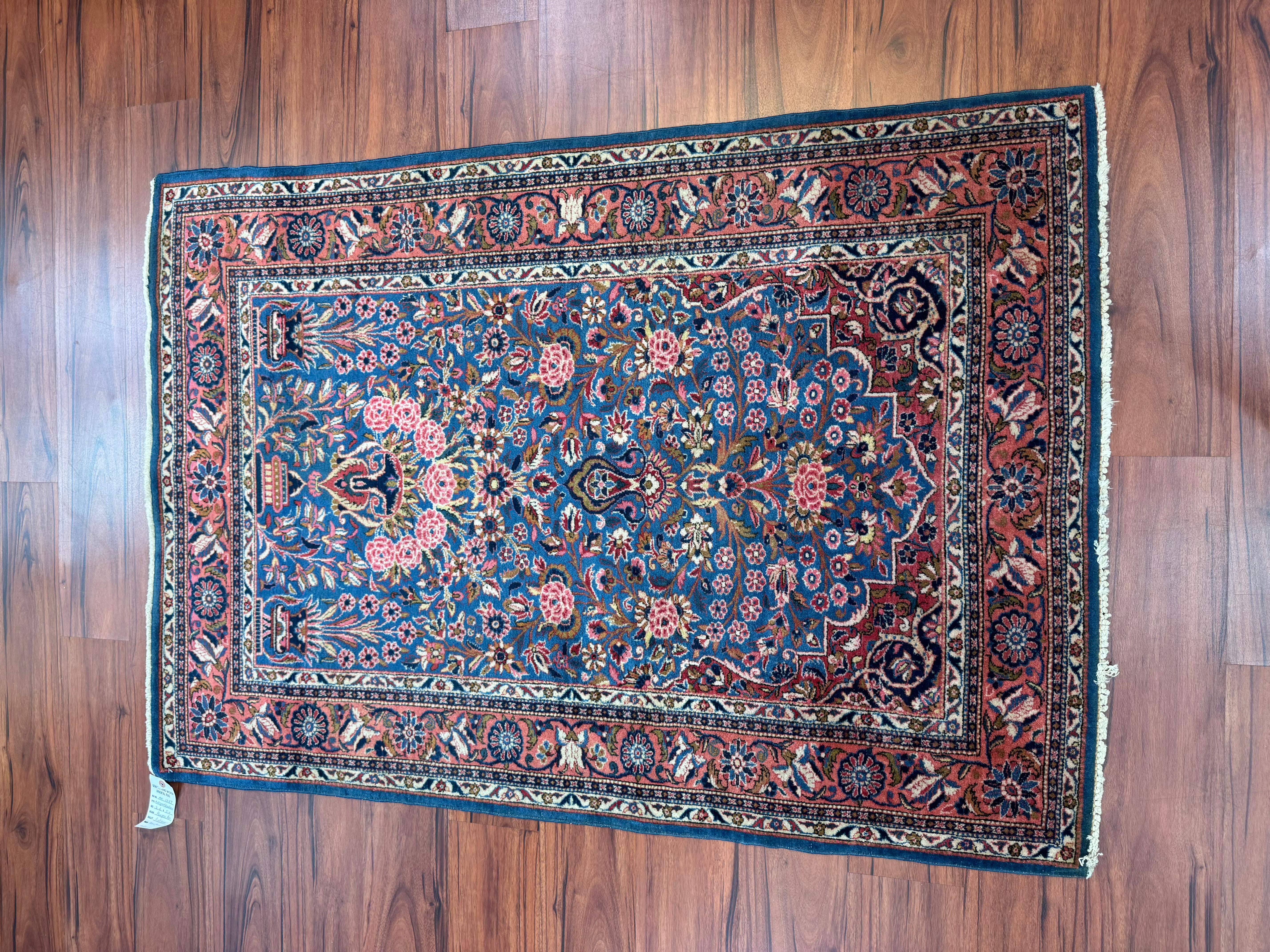 Antique Persian Kashan Rug  For Sale 7